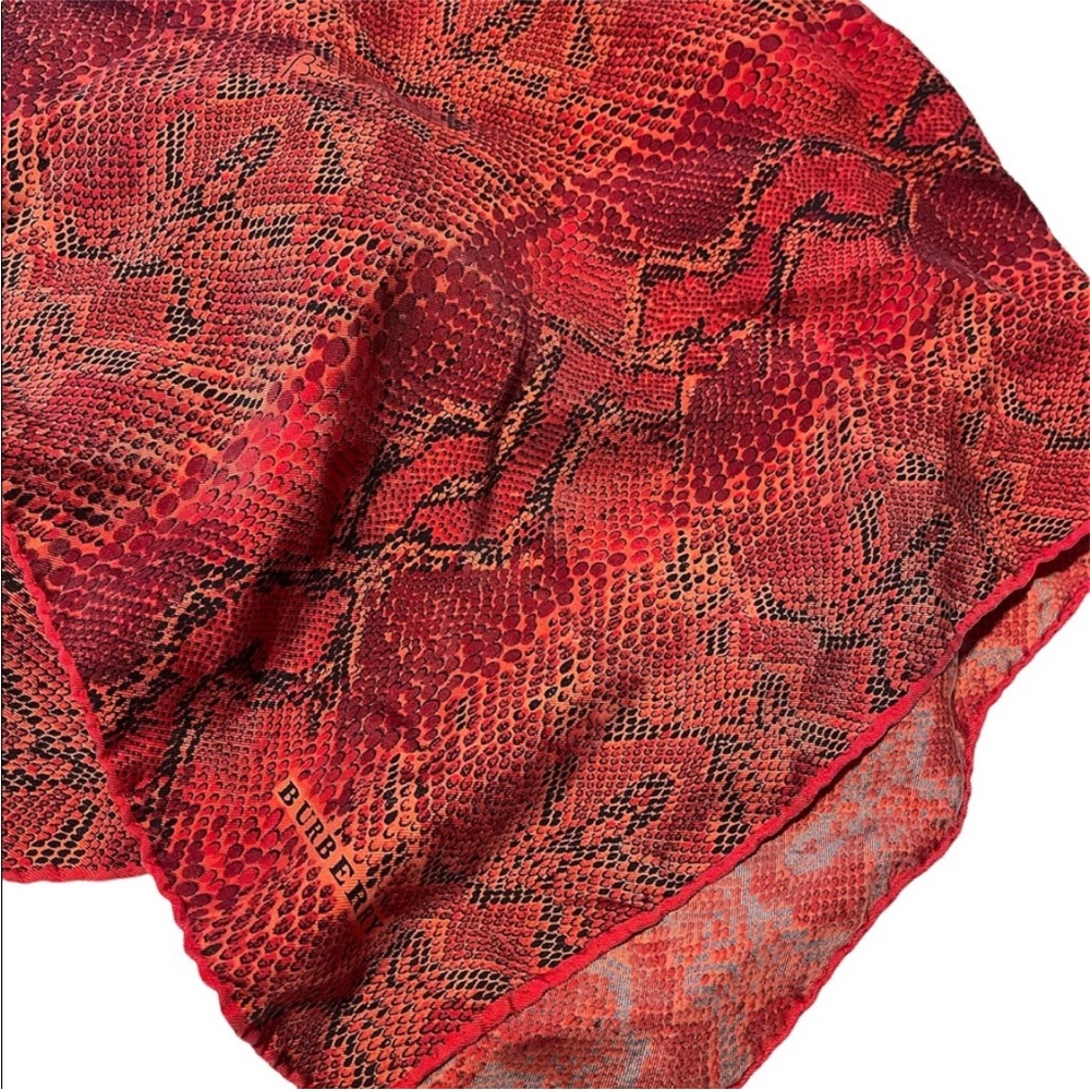 Burberry silk scarf